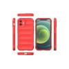 MARSİLYAN™- Apple İphone 12 Kılıf Optimum Silikon - Kırmızı