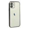 MARSİLYAN™- Apple İphone 12 Kılıf Razer Lensli Silikon - Siyah
