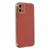 MARSİLYAN™- Apple İphone 12 Kılıf Volet Silikon - Kırmızı
