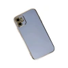 MARSİLYAN™- Apple İphone 12 Kılıf Volet Silikon - Mavi