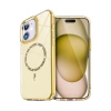 MARSİLYAN™- Apple İphone 12 Live Diamond Magsafe Kapak - Sarı