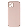 MARSİLYAN™- Apple İphone 12 Pro Kılıf Coco Deri Silikon Kapak - Pembe