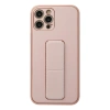 MARSİLYAN™- Apple İphone 12 Pro Kılıf Coco Deri Standlı Kapak - Pembe