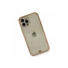 MARSİLYAN™- Apple İphone 12 Pro Kılıf Liva Taşlı Silikon - Pembe