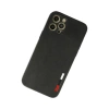 MARSİLYAN™- Apple İphone 12 Pro Kılıf Loop Deri Silikon - Siyah