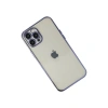 MARSİLYAN™- Apple İphone 12 Pro Kılıf Razer Lensli Silikon - Mor