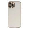 MARSİLYAN™- Apple İphone 12 Pro Kılıf Volet Silikon - Beyaz