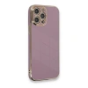 MARSİLYAN™- Apple İphone 12 Pro Kılıf Volet Silikon - Mor