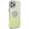 MARSİLYAN™- Apple İphone 12 Pro Max Kılıf Best Silikon - Yeşil