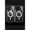 MARSİLYAN™- Apple İphone 12 Pro Max Kılıf Beta Magneticsafe Silikon - Şeffaf