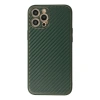 MARSİLYAN™- Apple İphone 12 Pro Max Kılıf Coco Karbon Silikon - Yeşil