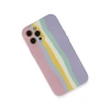 MARSİLYAN™- Apple İphone 12 Pro Max Kılıf Ebruli Lansman Silikon - Pembe-lila