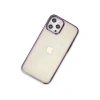 MARSİLYAN™- Apple İphone 12 Pro Max Kılıf Element Silikon - Mor