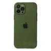 MARSİLYAN™- Apple İphone 12 Pro Max Kılıf Fly Lens Silikon - Yeşil