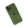 MARSİLYAN™- Apple İphone 12 Pro Max Kılıf Fly Lens Silikon - Yeşil