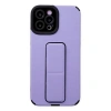 MARSİLYAN™- Apple İphone 12 Pro Max Kılıf Mega Standlı Silikon - Lila