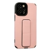 MARSİLYAN™- Apple İphone 12 Pro Max Kılıf Mega Standlı Silikon - Pudra