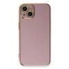 MARSİLYAN™- Apple İphone 13 Kılıf Volet Silikon - Mor