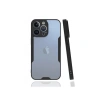 MARSİLYAN™- Apple İphone 13 Pro Kılıf Platin Silikon - Siyah