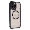 MARSİLYAN™- Apple İphone 13 Pro Kılıf Prag Magneticsafe Kapak - Siyah