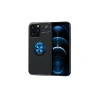 MARSİLYAN™- Apple İphone 13 Pro Kılıf Range Yüzüklü Silikon - Siyah-mavi