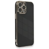 MARSİLYAN™- Apple İphone 13 Pro Kılıf Volet Silikon - Siyah