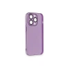 MARSİLYAN™- Apple İphone 13 Pro Max Kılıf Armada Lensli Kapak - Derin Mor