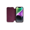 MARSİLYAN™- Apple İphone 13 Pro Max Kılıf Dolpin Kapaklı - Derin Mor