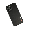 MARSİLYAN™- Apple İphone 13 Pro Max Kılıf Loop Deri Silikon - Siyah