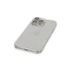 MARSİLYAN™- Apple İphone 13 Pro Max Kılıf Luko Lens Silikon - Gümüş