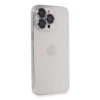 MARSİLYAN™- Apple İphone 13 Pro Max Kılıf Luko Lens Silikon - Sierra Blue