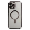 MARSİLYAN™- Apple İphone 13 Pro Max Kılıf Magneticsafe Lazer Silikon - Siyah