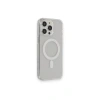 MARSİLYAN™- Apple İphone 13 Pro Max Kılıf Matte Şeffaf Magneticsafe - Şeffaf