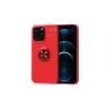 MARSİLYAN™- Apple İphone 13 Pro Max Kılıf Range Yüzüklü Silikon - Kırmızı