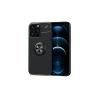 MARSİLYAN™- Apple İphone 13 Pro Max Kılıf Range Yüzüklü Silikon - Siyah