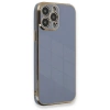 MARSİLYAN™- Apple İphone 13 Pro Max Kılıf Volet Silikon - Mavi