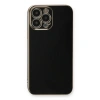 MARSİLYAN™- Apple İphone 13 Pro Max Kılıf Volet Silikon - Siyah
