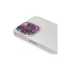 MARSİLYAN™- Apple İphone 13 Pro Max Pers Alüminyum Kamera Lens - Rainbow