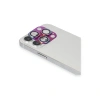 MARSİLYAN™- Apple İphone 13 Pro Max Pers Alüminyum Kamera Lens - Rainbow
