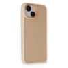 MARSİLYAN™- Apple İphone 14 Kılıf Elegant Kapak - Pudra