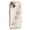 MARSİLYAN™- Apple İphone 14 Kılıf Esila Silikon - Beyaz