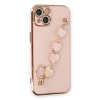 MARSİLYAN™- Apple İphone 14 Kılıf Esila Silikon - Pudra