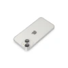 MARSİLYAN™- Apple İphone 14 Kılıf Luko Lens Silikon - Gümüş