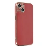 MARSİLYAN™- Apple İphone 14 Kılıf Volet Silikon - Kırmızı