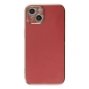 MARSİLYAN™- Apple İphone 14 Kılıf Volet Silikon - Kırmızı