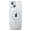 MARSİLYAN™-  Apple İphone 14 Move Taşlı Magsafe Kapak - Mavi