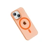 MARSİLYAN™-  Apple İphone 14 Pc Blank Magsafe Kapak - Turuncu