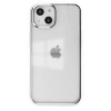 MARSİLYAN™- Apple İphone 14 Plus Kılıf Element Silikon - Gümüş