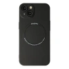 MARSİLYAN™- Apple İphone 14 Plus Kılıf Jack Magneticsafe Lens Silikon - Siyah