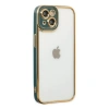 MARSİLYAN™- Apple İphone 14 Plus Kılıf Liva Lens Silikon - Yeşil